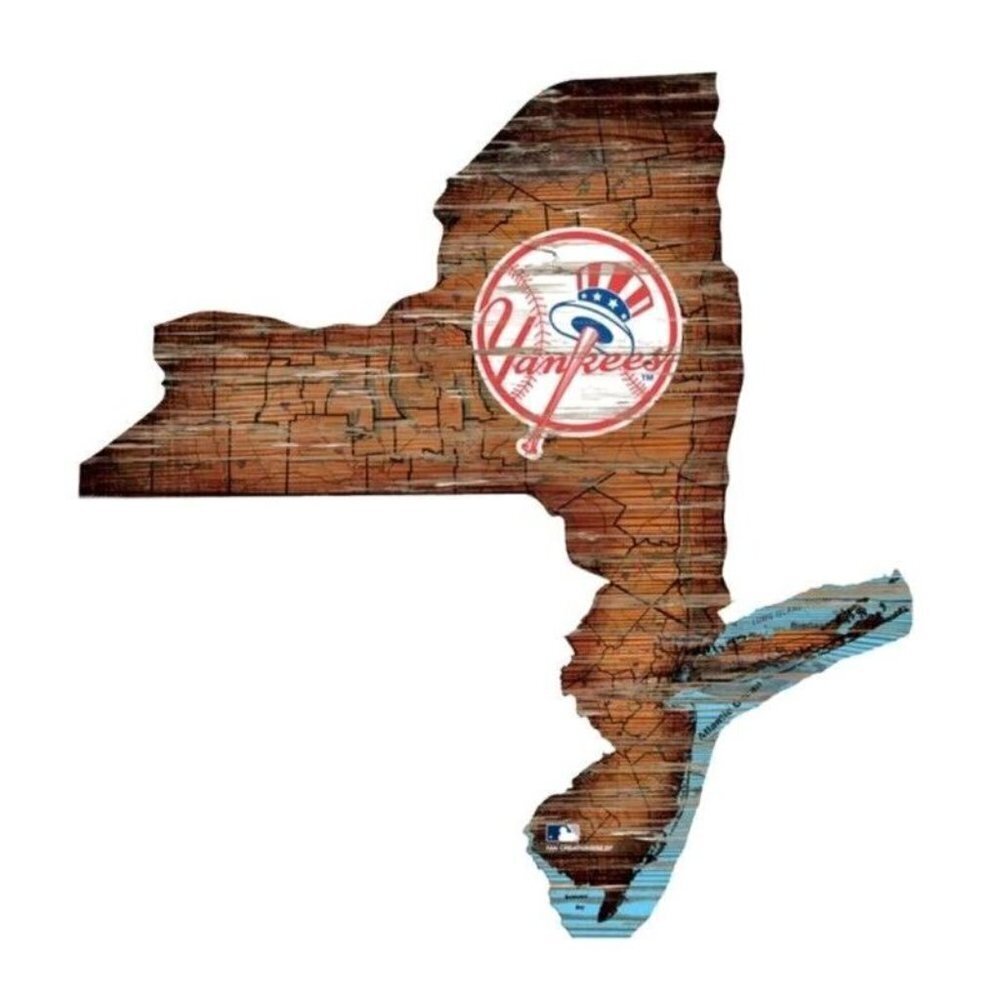 New York Yankees Logo Sign Wall Decor 12" x 11" NY State Wall Decoration Gift